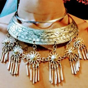 Vintage handmade Silver choker